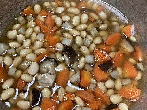 めんつゆで美味しい簡単煮豆！